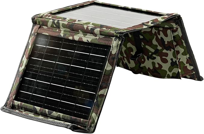 Upgraded Portable Solar Charger Foldable Solar Panels USB Ports 30W Solar Charger(5V/3A Max) Waterproof for Camping Backpacking Compatible with Cell Phone,iPhone,iPad,Samsung Galaxy, LG