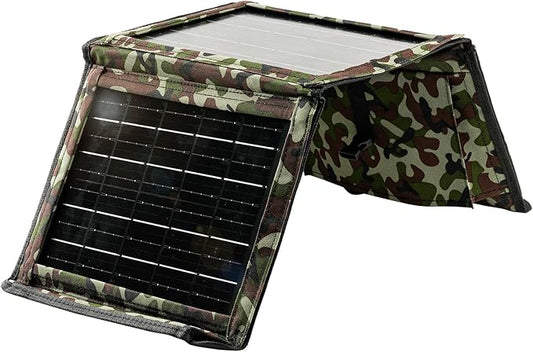 Upgraded Portable Solar Charger Foldable Solar Panels USB Ports 30W Solar Charger(5V/3A Max) Waterproof for Camping Backpacking Compatible with Cell Phone,iPhone,iPad,Samsung Galaxy, LG