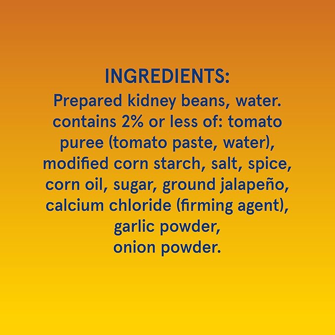 BUSH'S BEST 16 oz Canned Spicy Dark Red Chili Beans, Source of Plant Based Protein and Fiber, (Pack of 12)