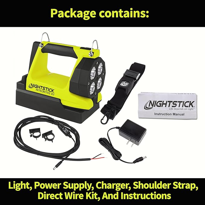 Nightstick XPR-5582GX INTEGRITAS 82 Intrinsically Safe Lantern w/Articulating Head - Li-Ion - Green - UL913