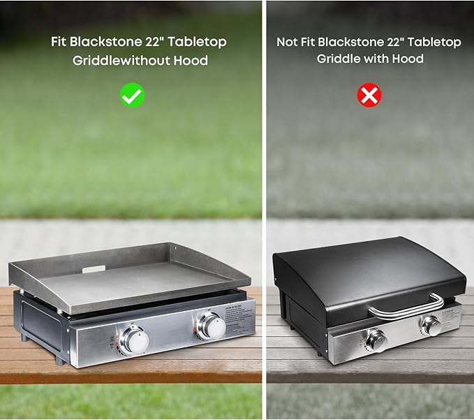 Stanbroil Griddle Cover Fits Blackstone 22??17" Table Top Griddle Without Hood, 600D Polyester, Replacement Grill Cover for Blackstone 1724