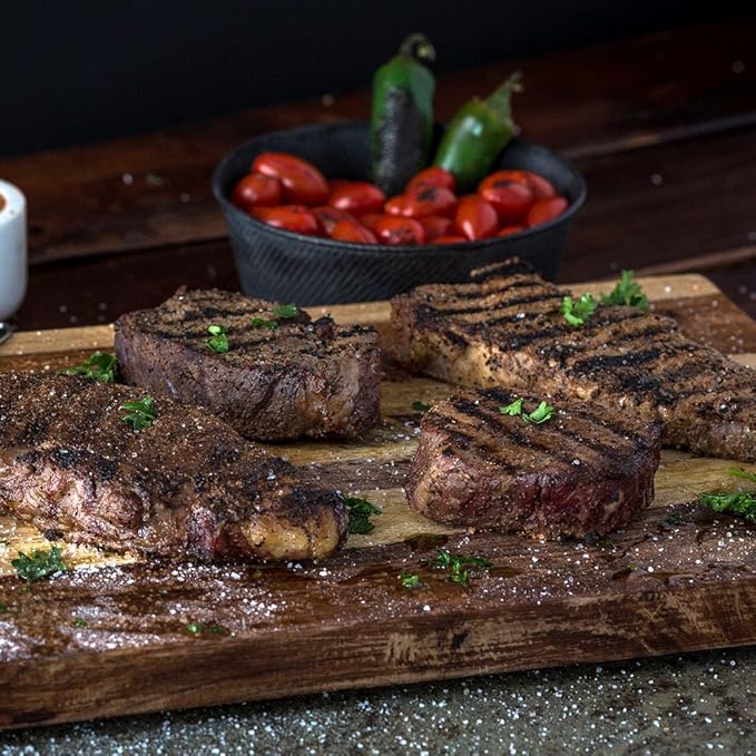 Aged Angus Filet Mignon Top Sirloin NY Strip Ribeye and Premium Ground Beef by Nebraska Star Beef - All Natural Hand Cut and Trimmed - Steak Gift Packages Delivered to Your Door