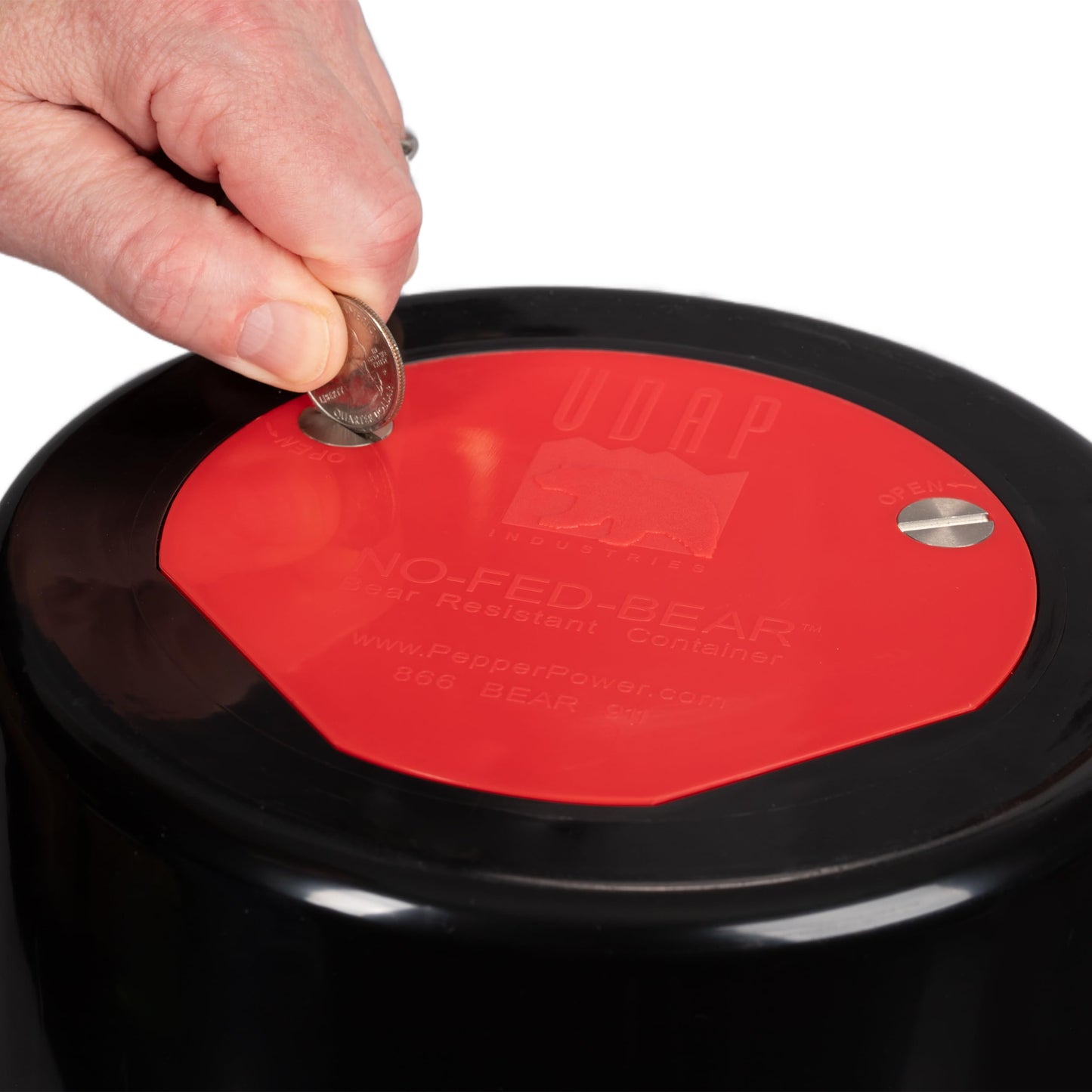 NO-FED-BEAR UDAP Bear Resistant Canister, Hiking Camping Backpacking Hunting Food Storage Container