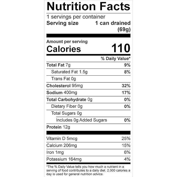 Chicken of the Sea Sardines, 3.75 oz. Cans (Pack of 18), Mediterranean Style, Wild Caught Sardines, Packaging May Vary
