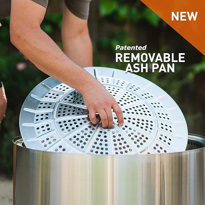 Solo Stove Yukon Ultimate Bundle 2.0 | Incl. Smokeless Fire Pit, Stand, Shelter, Shield, Lid, Handle, Sticks&Tools, Portable Camping Accessories, Wood Burning, Stainless Steel, H: 19.8in x Dia: 27in
