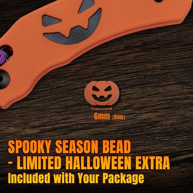 Kizer Mini Bulldog Pocket Knife, 2.5??Nitro V Sheepsfoot Blade Folding Knife, G10 Handle Clutch Lock Small EDC Knife for Men Women Gift for Halloween, Fishing Hiking Camping Hunting Knives V3672SHW1