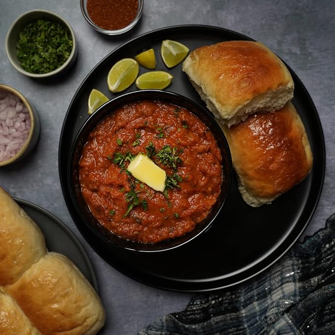 Ashoka Traditional Meals 1932, Vegan Mashed Vegetable Instant Curry, All-Natural, Ready to Eat Microwavable Meals, Bombay Pav Bhaji, Kosher Certified, Great for Hiking, No Preservatives, Pack of 5