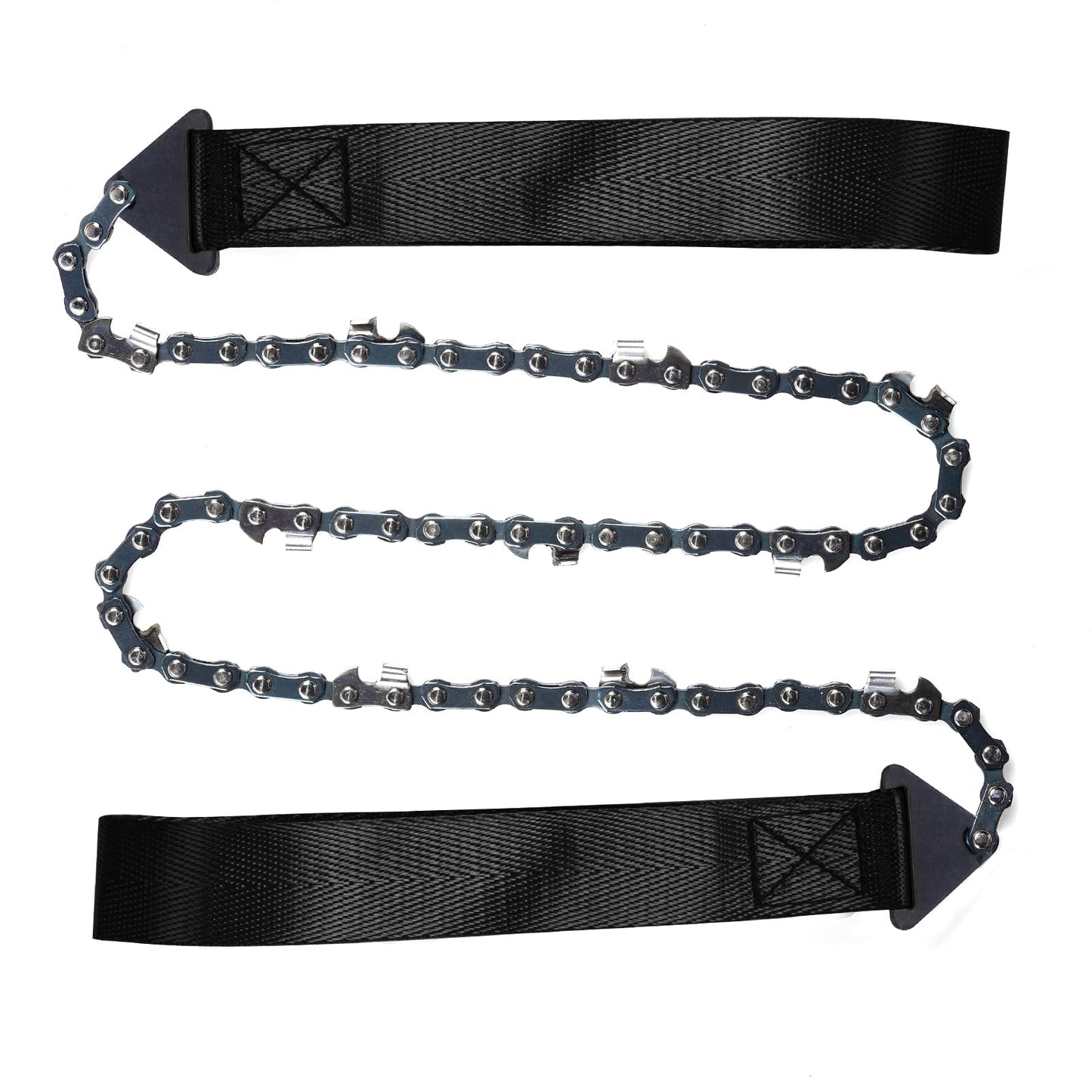 Sucrain Pocket Chainsaw with Paracord Handle, Folding Chain Hand Saw, Emergency Outdoor Survival