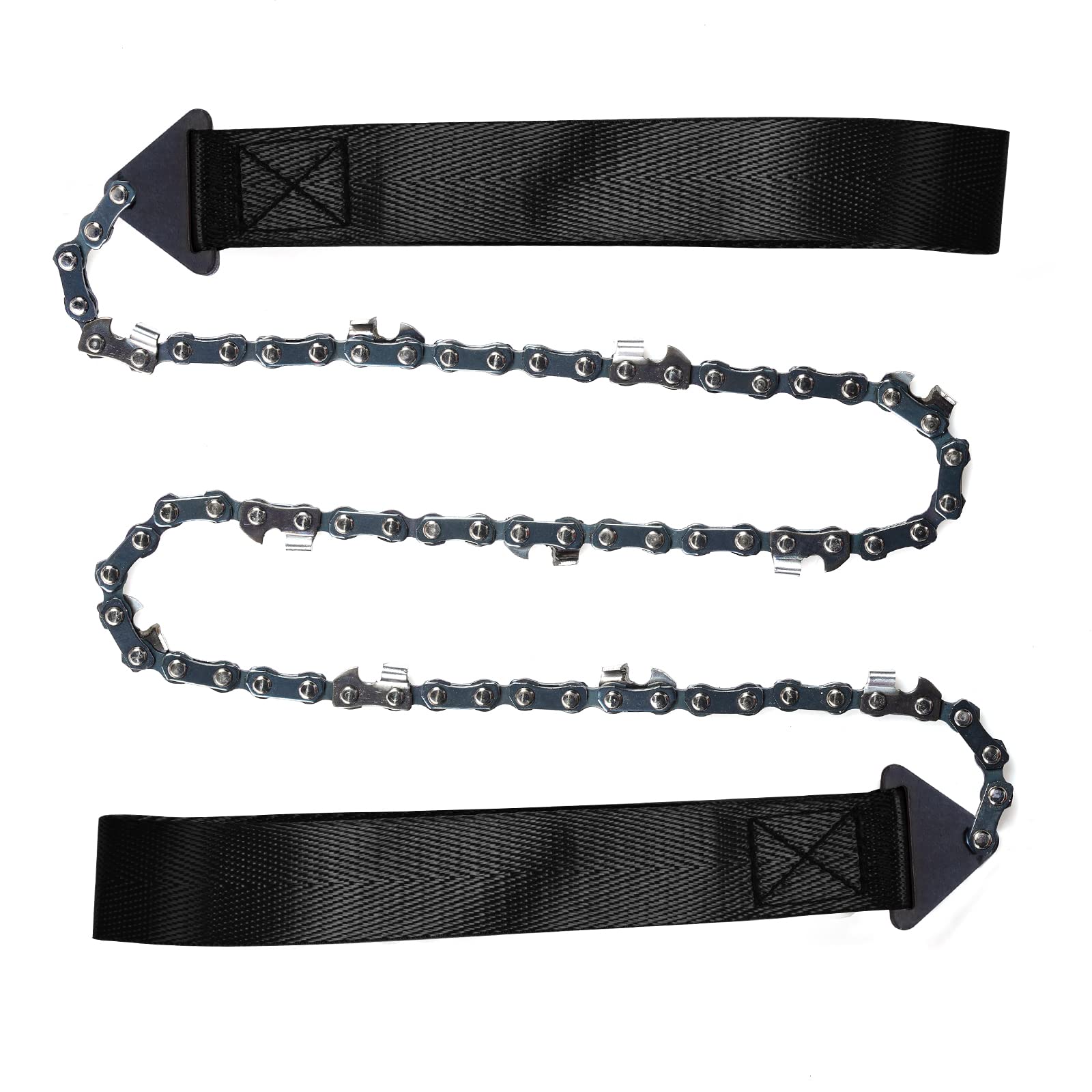 Sucrain Pocket Chainsaw with Paracord Handle, Folding Chain Hand Saw, Emergency Outdoor Survival