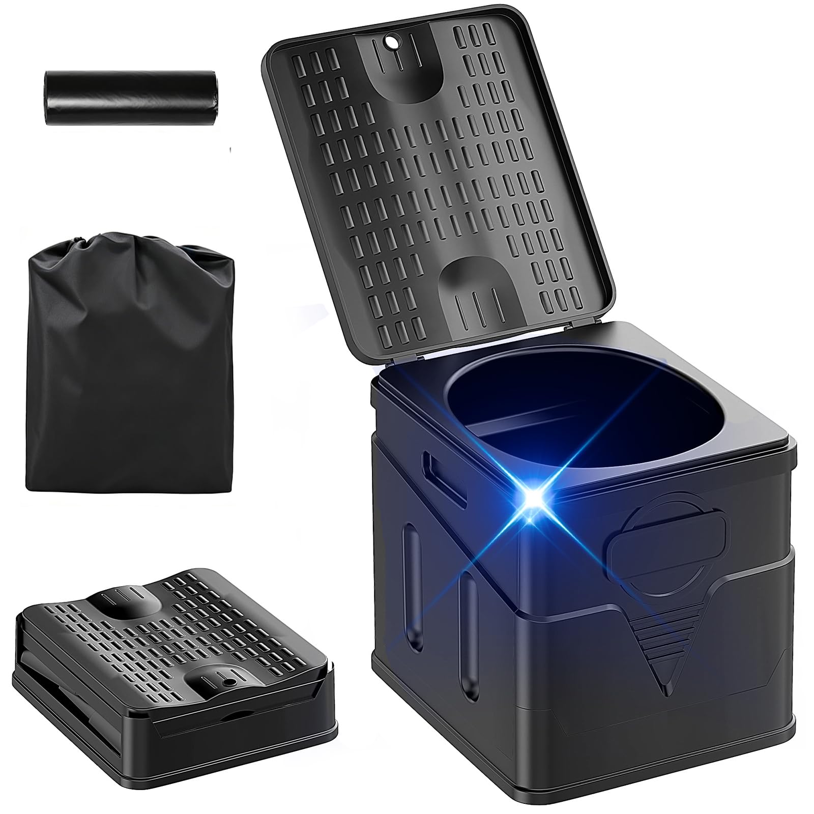 Portable Toilet,Camping Toilet Have Small Foldable Size. It is Compact Portable Toilet for Adults