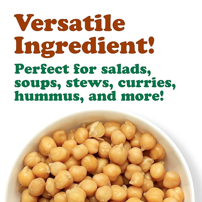 Food to Live Organic Canned Chickpeas, 14 oz (Pack of 4) - Unsalted Non-GMO Garbanzo Beans. Vegan. USDA Certified Organic. Good Source of Fiber and Protein. Wholesale. Made in Italy