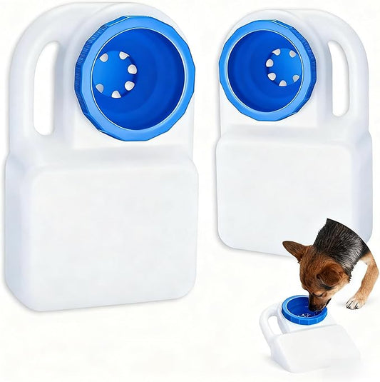 2 Pcs 3 Quart Dog Travel Water Bowl for Dogs Portable No Spill Water Bowl for Dogs and Cats,Camping Hiking Pet Travel Dog Bowls