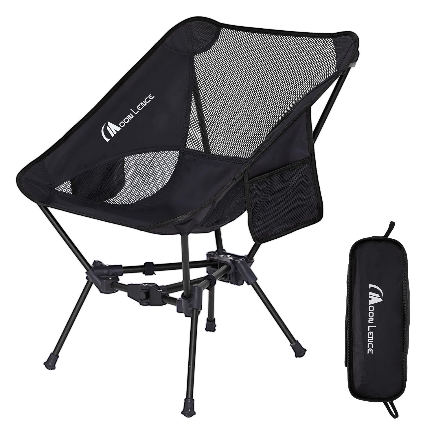 MOON LENCE Portable Camping Chair Backpacking Chair - The 4th Generation Ultralight Folding Chair