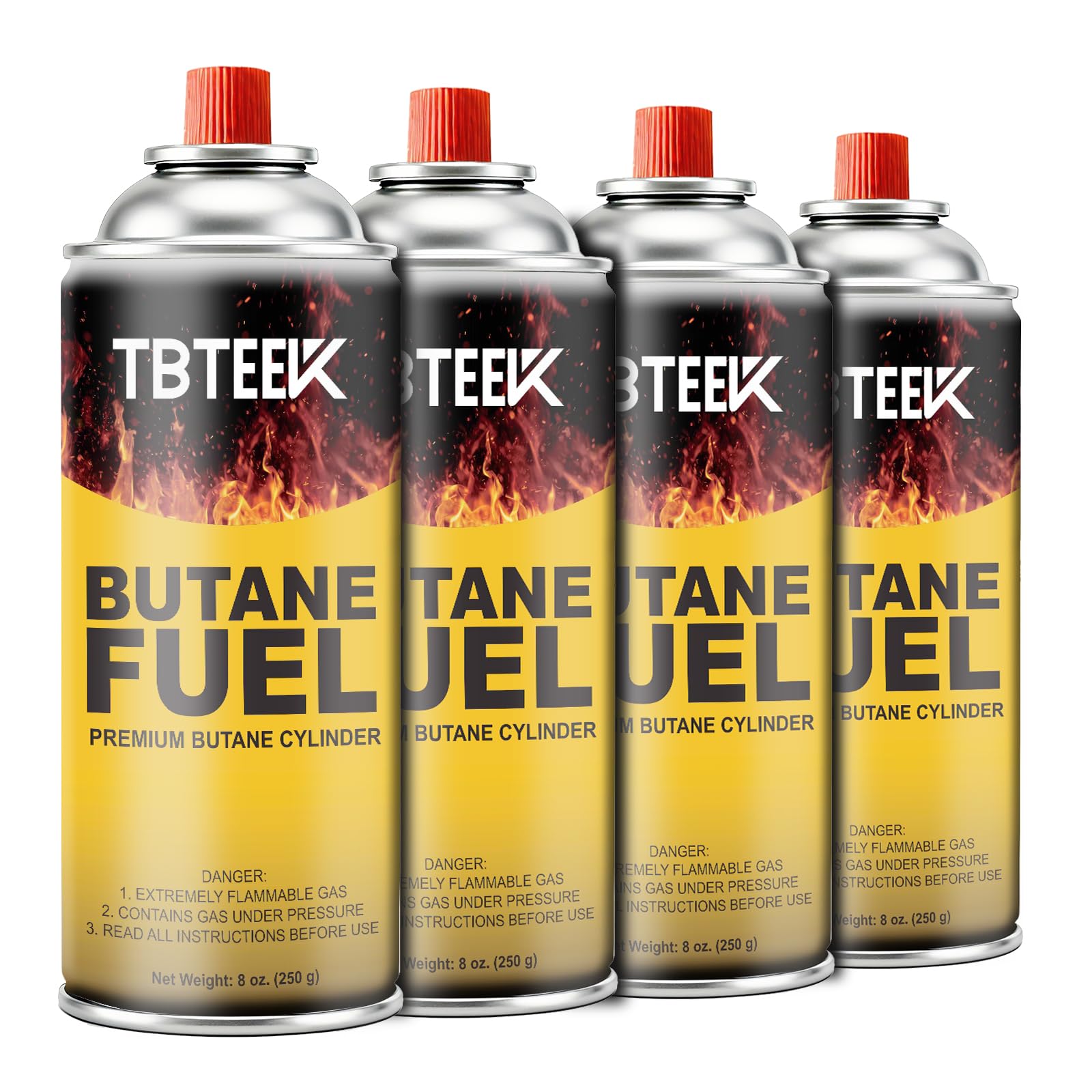 TBTEEK Butane Fuel Canister for Camping Stove, Hot Pot, Emergency Use