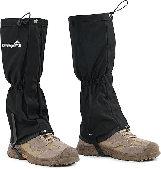 Waterproof Hiking Gaiters, Outdoor Snow Boot Gaiters