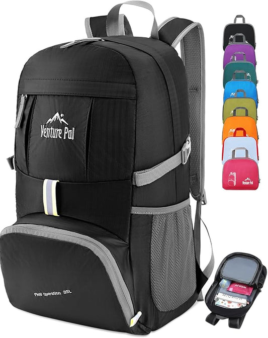 Venture Pal 35L Ultralight Lightweight Packable Foldable Travel Camping Hiking Outdoor Sports Backpack Daypack