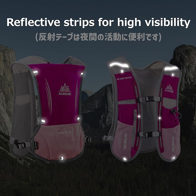 Azarxis Hydration Running Vest Backpack Pack 5L 5.5L for Women and Men Jogging Trail Race Marathon Cycling Hiking