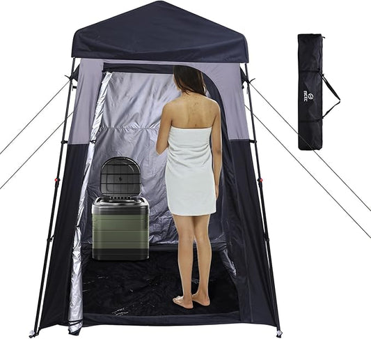 Nice C Camping Shower Tent, Instant Pop Up Privacy Changing Tent, Outdoor Shower Enclosure, Toilet Tents, Camping Bathroom, Oversize (Square ??1 Room)