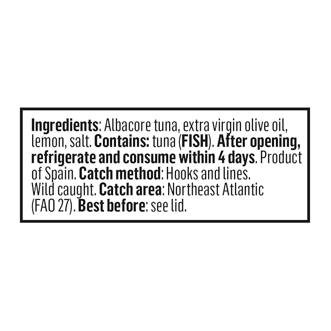 Sea Tales Albacore Fillets in Extra Virgin Olive Oil with Lemon in Jar - 100% Pole & Line Wild Sustainably Caught - High Protein Food - Keto Friendly - 7 oz. Jars (Pack of 6)