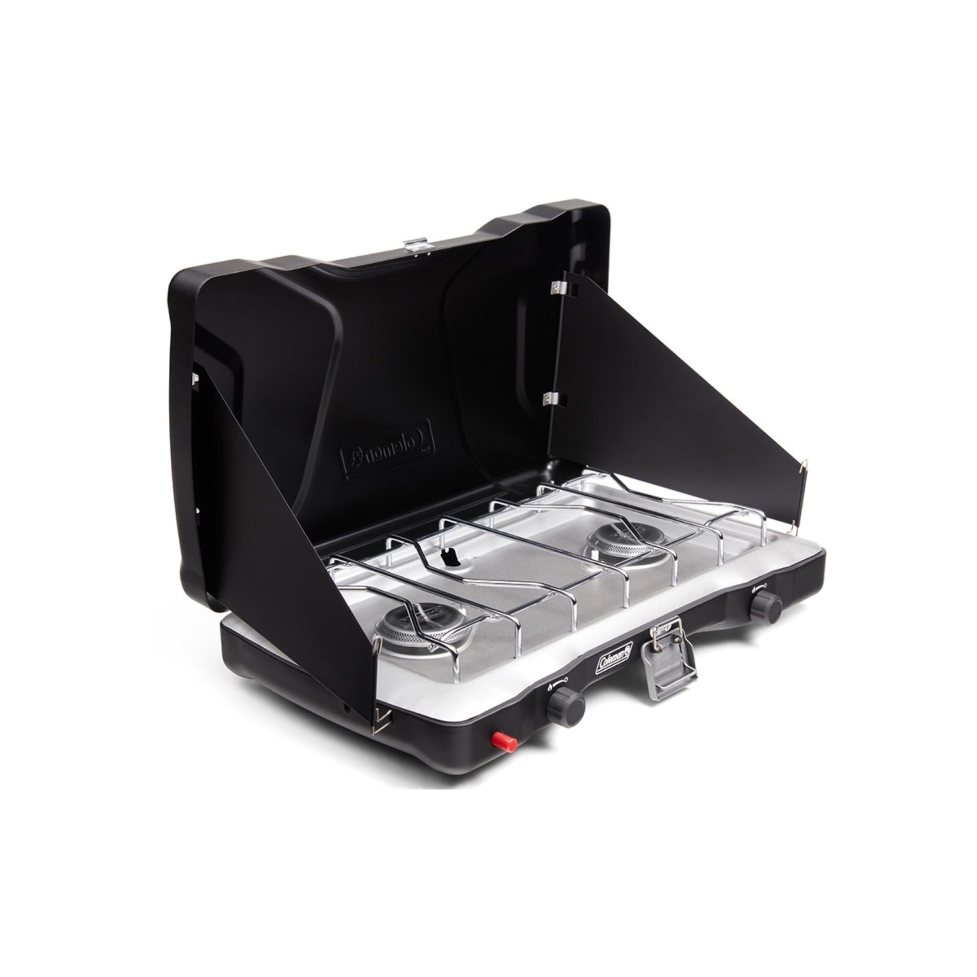 Coleman Triton+ 2-Burner Propane Camping Stove with InstaStart Ignition, Portable Camping Cooktop