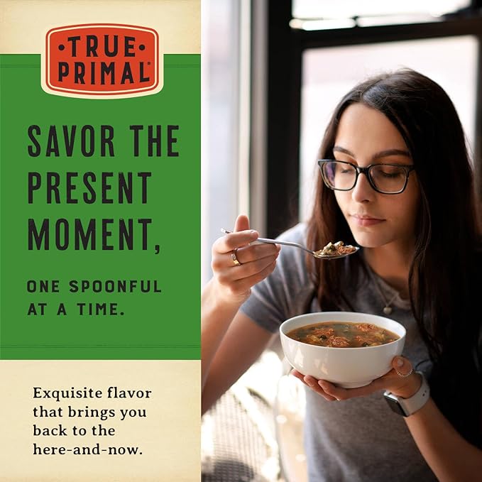 True Primal Tuscan-Style Chicken Soup 8-pack, Ready to eat, Gluten free, Paleo, Pastured chicken, Whole30, Bone broth