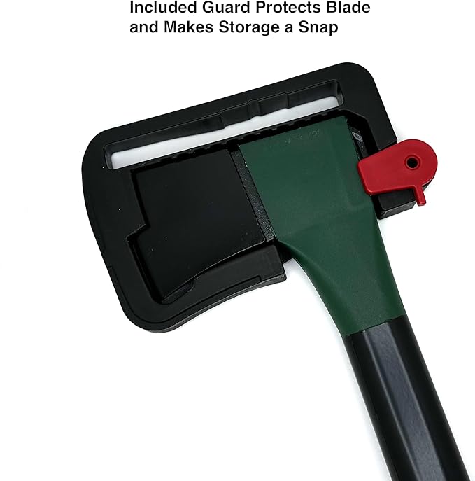 Edward Tools 14" Hatchet - Perfect for Logs, Firewood, Kindling, Hiking, Outdoor - Sharp, Durable, Balanced, Ergonomic Handle - Small Camping Axe