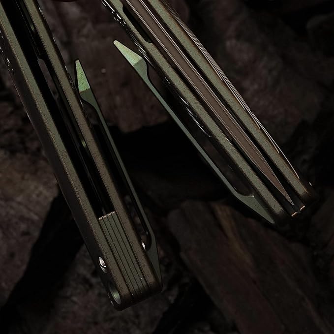 S35VN steel TC4 titanium alloy handle pocket folding knife, Japanese style can be preferred as a gift, camping, home, outdoor, EDC