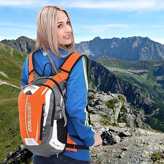 INOXTO Hydration Pack Backpackï¼?8L Hydration Pack Lightweight Water Backpack with 2L Water Bladder Bag Daypack for Hiking Running Cycling Camping Hunting for Women Men