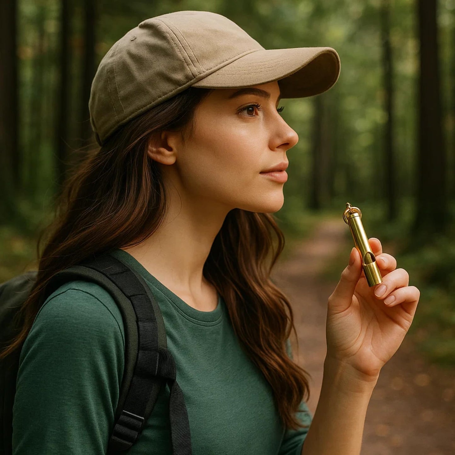 Loudest Brass Whistle — The Original 2-Inch Premium Emergency Whistle 125db+ One Piece Outdoor