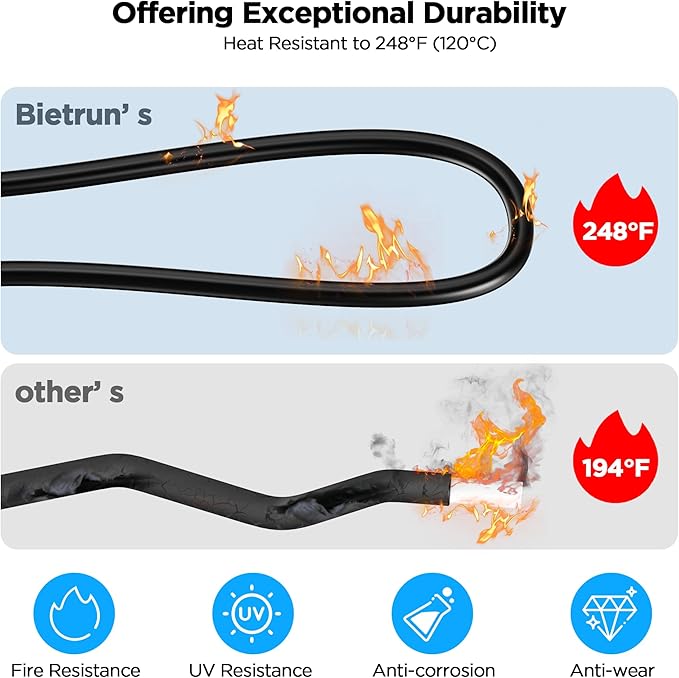 Mc4 to Xt60, 10FT Xt60 Connector Solar Charge Cable, 12AWG Pure Copper Solar Panel Mc4 to XT60 Extension Adapter Cable, Waterproof Connectors, for Solar Panel to Battery, RV, Portable Power Station