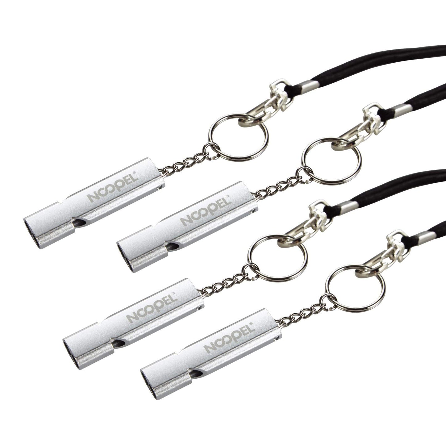 Noopel Emergency Whistles Lifeguard Safety Whistle with Lanyard and Keychain for Outdoor Camping