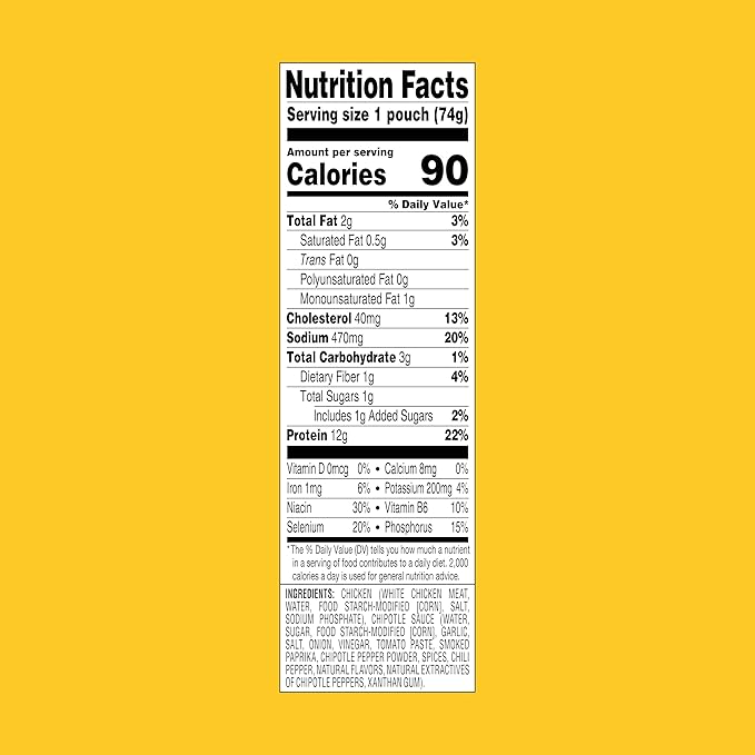 StarKist Chicken Creations Chipotle, 2.6 oz Pouch