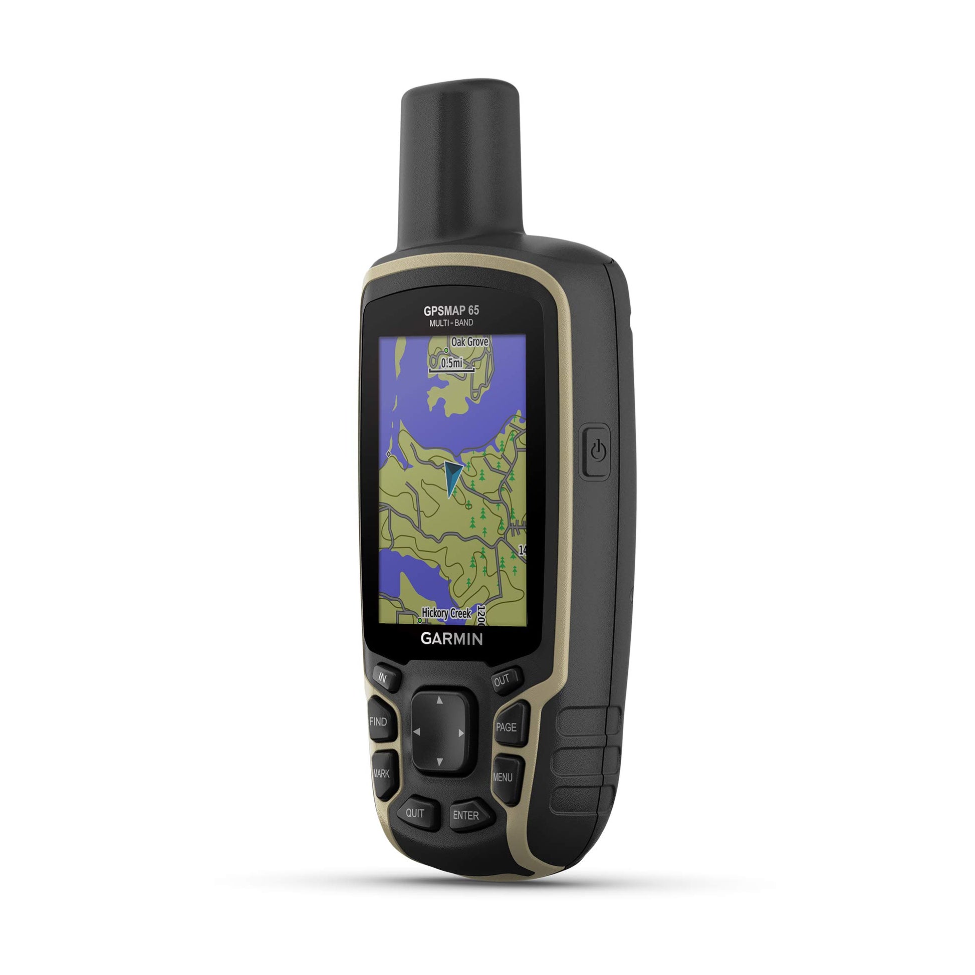 Garmin GPSMAP 65, Button-Operated Handheld with Expanded Satellite Support and Multi-Band