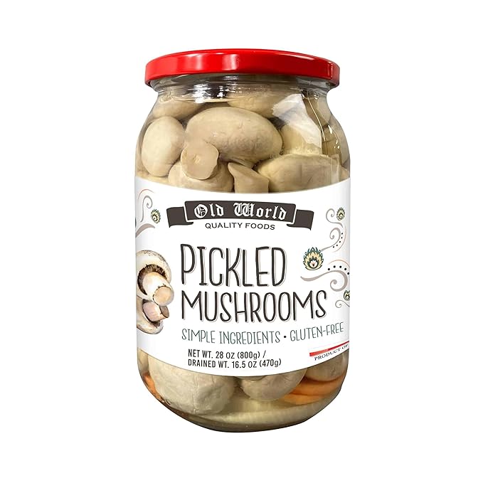 Old World Quality Foods Pickled Veggie Variety Pack ??3 Jars (1 Beets, 1 Mushrooms, 1 German Salad) ??All Natural & Gluten-Free (Mixed 3-Pack (1 of Each Flavor))