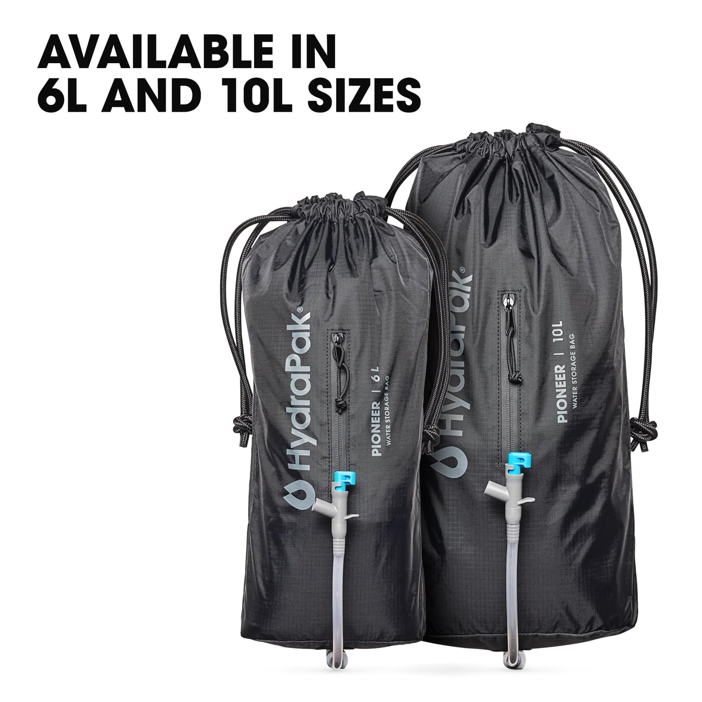 Hydrapak Pioneer - Collapsible Water Storage and Dispensing System (6L) - BPA & PVC Free Camping