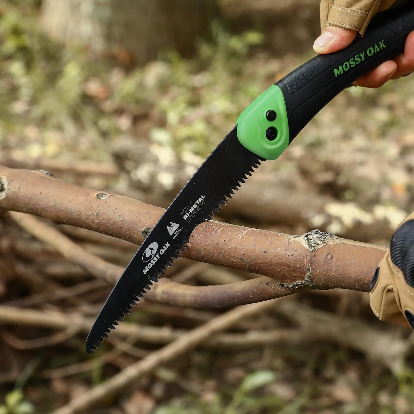 MOSSY OAK Folding Saw, 7 Inch Hand Saw with Pouch