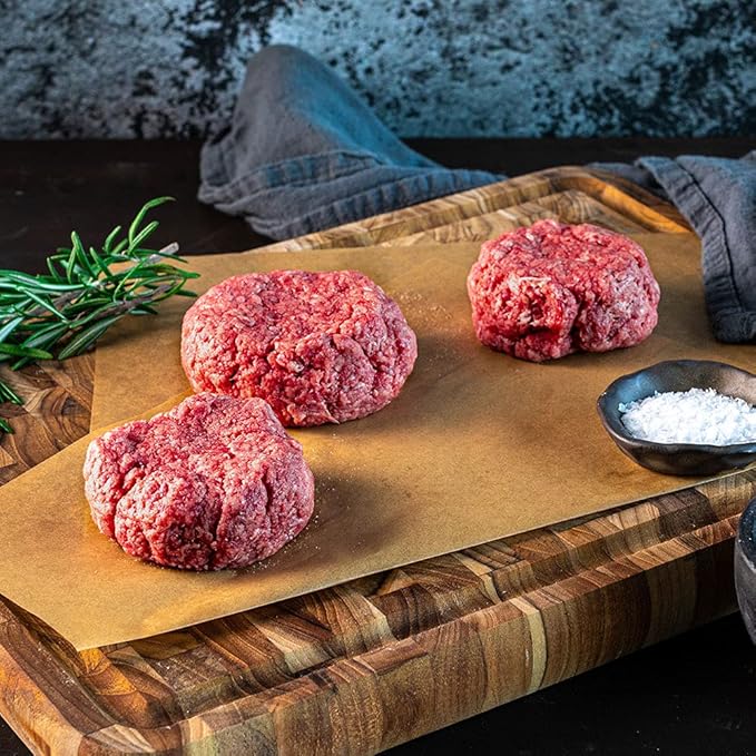 Nebraska Star Beef Angus Ground Beef, 30lb Pack (30 x 1lb) - Premium Frozen Hamburger Meat, 80/20 Lean