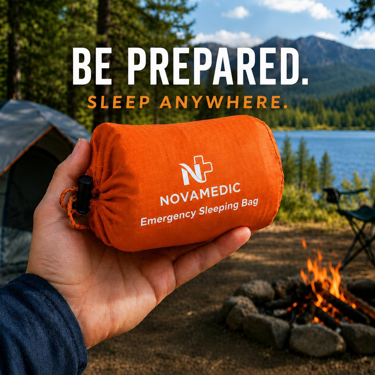 NovaMedic NM-3673P Emergency Sleeping Bag Parent ASIN (Pack of 5)