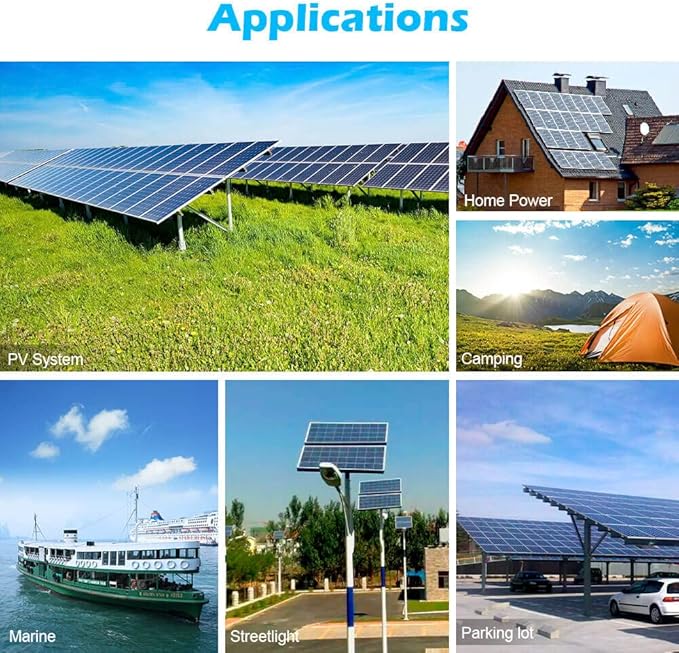 SUNGOLDPOWER UL61730 450W Solar Panel 2PCS,Monocrystalline,Grade A Solar Cell,IP68 High Efficiency for Charging 12V/24V,36V/48V Solar System for RV,House,Rooftop,Farm,On and Off Grid(900W)