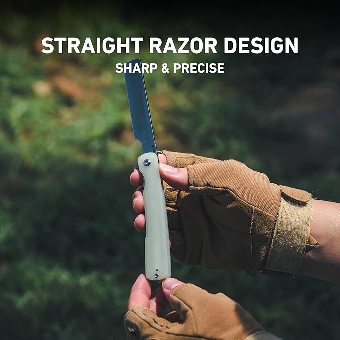 ARTISANCUTLERY Orthodox V2 Pocket Knife, 3.54" AR-RPM9 Steel Blade G10 Handle Folding Knife for Camping Hiking, 1883P Natural Green(New Version)