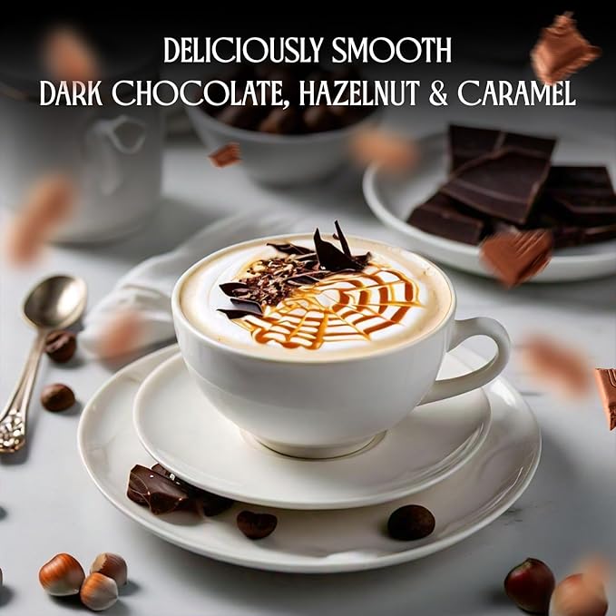 Forza Whole Bean Coffee, Medium Dark Roast Coffee Beans Bold Flavor with Dark Chocolate, Hazelnuts & Caramel, 12 Oz Specialty Bean Bag, Freshly Roasted in Brooklyn
