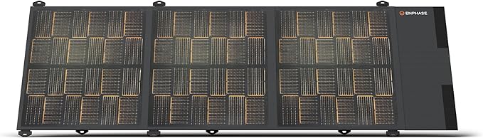 Enphase IQ Portable Panel ??200 W Foldable Solar Panel, Lightweight and Portable for On-The-Go Solar Power, Compatible with IQ PowerPack 1500, 5-Year Limited Warranty