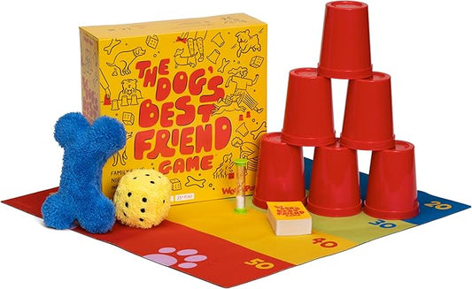 WEST PAW Dog's Best Friend Game??- Fun Family Game for Kids & Adults - Board, Challenge, & Dog Training Tip Cards Encourage Connection & Positive Reinforcement - Fun Games That Include Your Dog