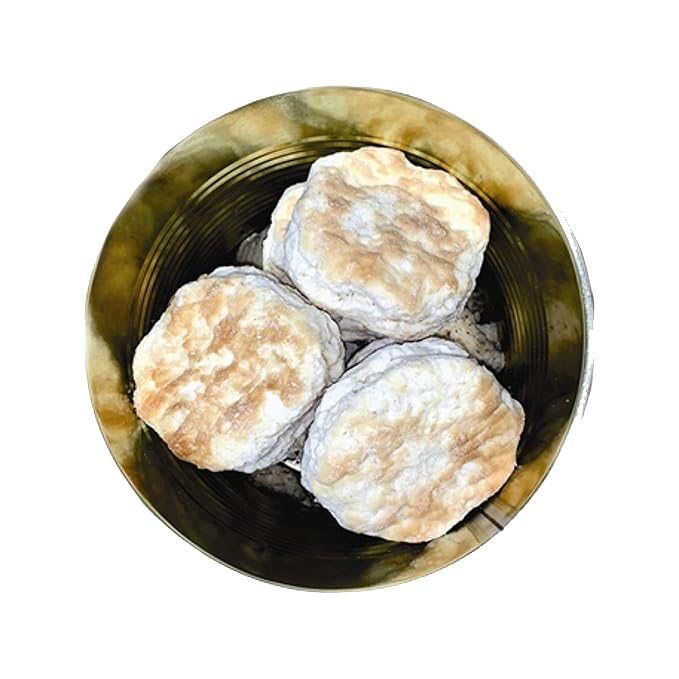 Military Surplus Freeze-Dried Biscuits and Pork Gravy ??18 oz, Emergency Survival food Supply, Meal Prep, Camping & Hunting ??25-Year Shelf Life ??#10 Can ??Made in USA ??Backpacking & Outdoor Ready - 8 Servings