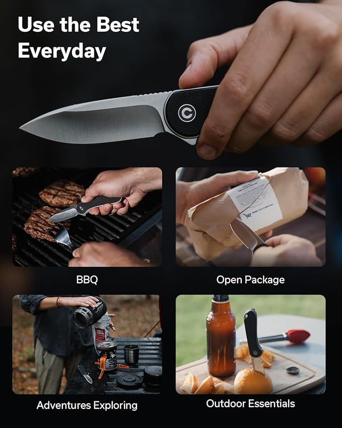 CIVIVI Elementum Pocket Knife C907A (Black)