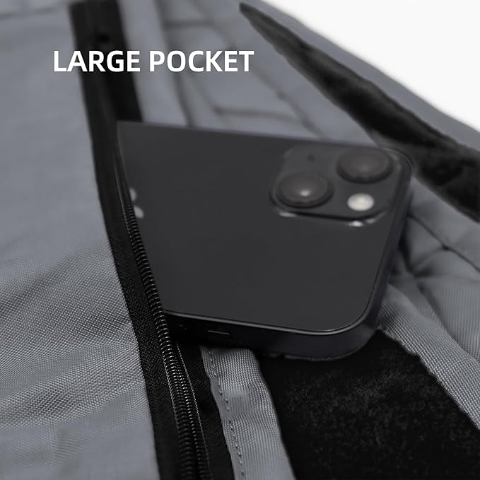 Outdoor Waterproof Blanket, Foldable Fleece Stadium Blanket for Outdoor Sports Event, Camping, Car, Pet, Picnics - Windproof, Wearable, Machine Washable 80" x 58" (Smoky Gray)