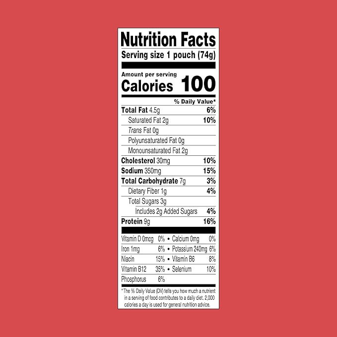 StarKist Beef Creations Sloppy Joe, 2.6 oz pouch