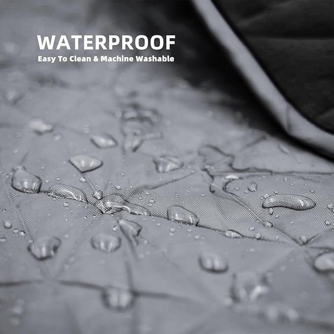 Outdoor Waterproof Blanket, Foldable Fleece Stadium Blanket for Outdoor Sports Event, Camping, Car, Pet, Picnics - Windproof, Wearable, Machine Washable 80" x 58" (Smoky Gray,Hooded)