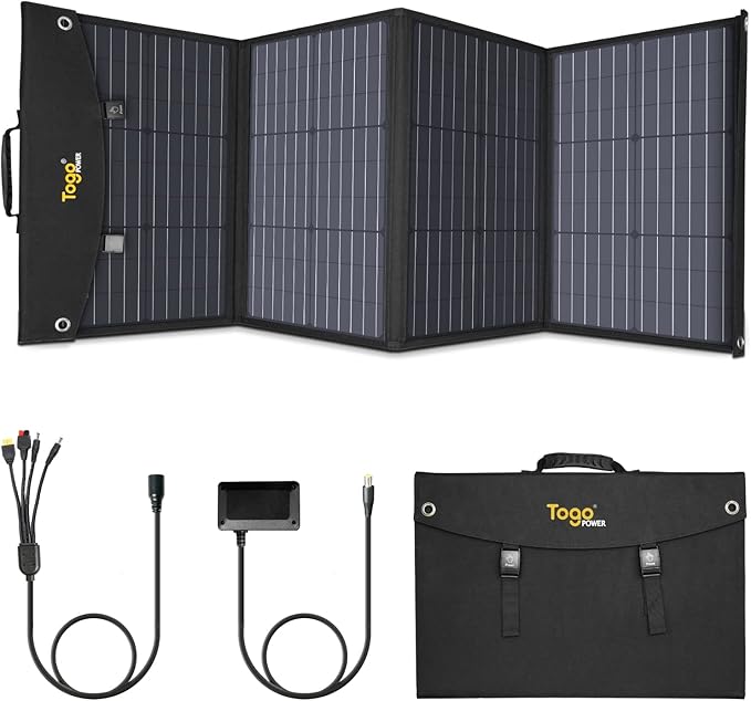 120W Portable Solar Panels for Power Station-23% High Efficiency Folding Solar Panel Charger with QC3.0 PD45W USB/DC Outputs-ETFE Waterproof Emergency Power Supply for Off Grid,Camping, RV,Hiking