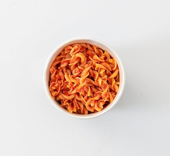 Primi Pasta Cup, 12-Pack, Made In Italy, Non-GMO, Just Add Water, Microwavable, Ready in 3 Minutes (12 Pack, Fusilla With Spicy Marinara)